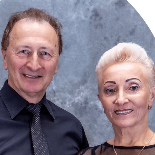 Portrait of Vasiliy and Marina Vlasov.